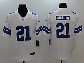 Nike Limited Dallas Cowboys #21 Ezekiel Elliott White Vapor Untouchable Player Jersey,baseball caps,new era cap wholesale,wholesale hats